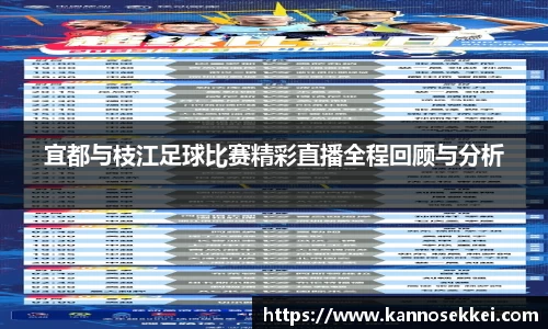 宜都与枝江足球比赛精彩直播全程回顾与分析